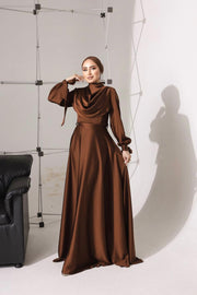 ANAYA SATIN DRESS